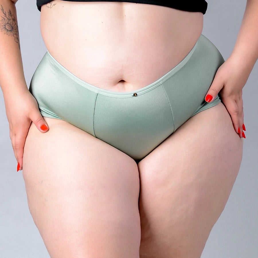 13=PLUS SIZE Kit 3 pçs ou 1 pç Calcinha Absorvente