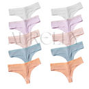 Calcinhas Antibacteriana de Algodão Premium – Compre 5 Leve 10