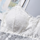 Sutiã de Renda Floral com Copa Removível