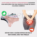 Calcinhas Antibacteriana de Algodão Premium – Compre 5 Leve 10
