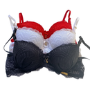 Sutiã com Bojo e pingente - 3 Unidades