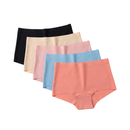 Calcinhas Boxer Sem Costura Corte a Laser Não Marca - Compre 4 Leve 6