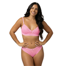 Conjunto Lingerie Renda Sem Bojo Calcinha e Sutiã - Compre 1 Leve 2 *