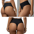 Calcinhas Fio Dental Cintura Alta Sem Costura Modeladora - Compre 5 Leve 8