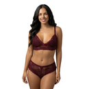 Conjunto Lingerie Renda Sem Bojo Calcinha e Sutiã - Compre 1 Leve 2 *