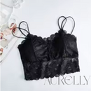 Sutiã de Renda Floral com Copa Removível