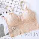 Sutiã de Renda Floral com Copa Removível