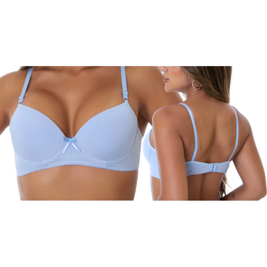 04=Sutiã Básico Aurelly Reforçado com Bojo Bolha